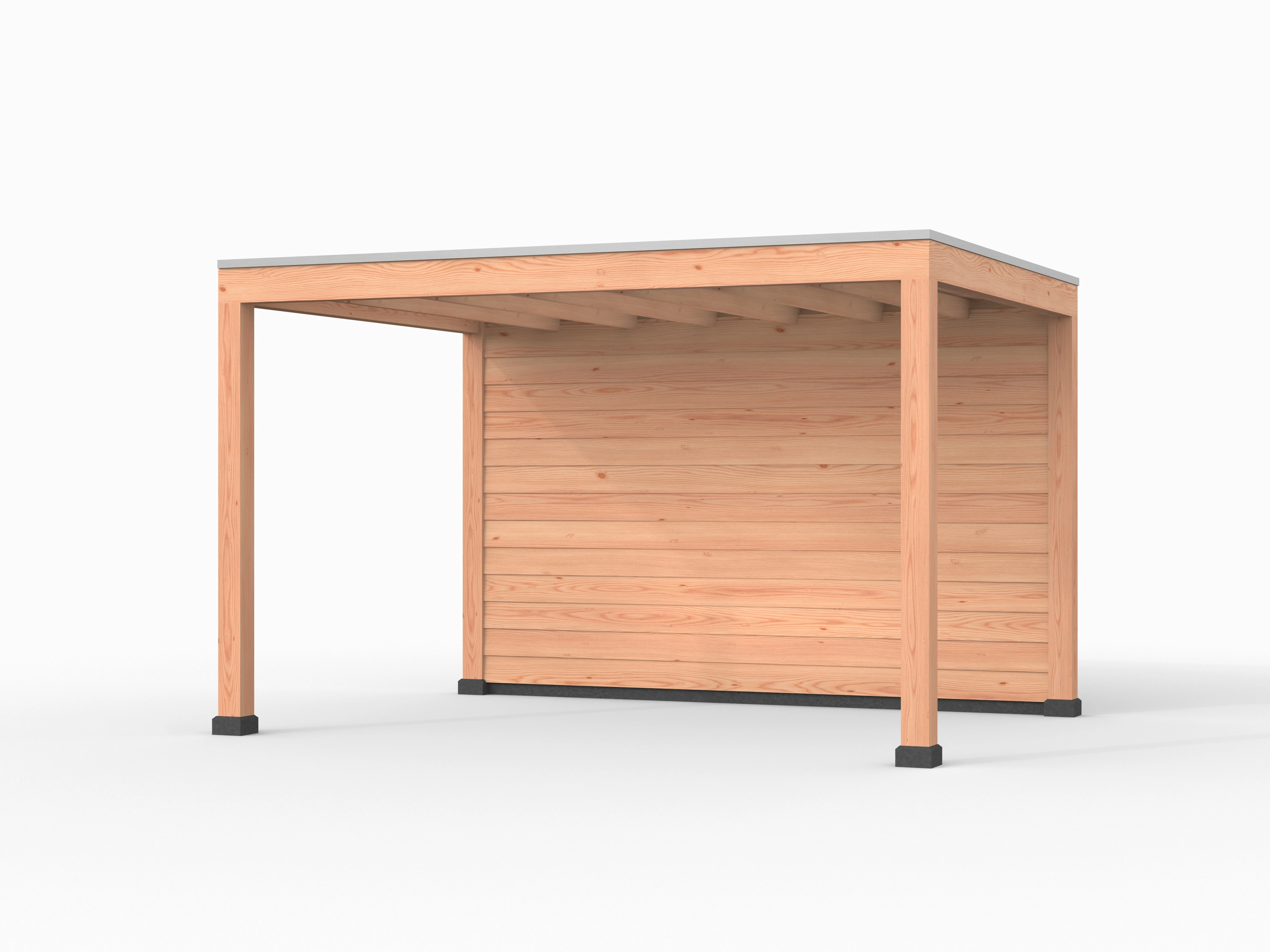 Douglas overkapping, 400 x 300, met achterwand, Westwood Elegant - Afbeelding 1